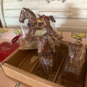 Cute Rocking Horse Mini Candles